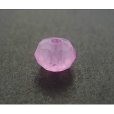 Acrylperle, 6x4mm, lila opal